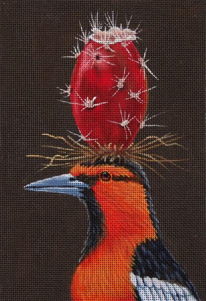 Bird Canvas ~ Three Royal Terns Shore Bird handpainted 18 mesh Needlep –  Needlepoint by Wildflowers