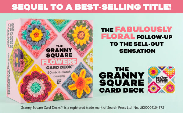 Granny Sq Flowers Card Deck
