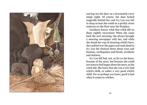 Knitting Witch by Norma Kassirer