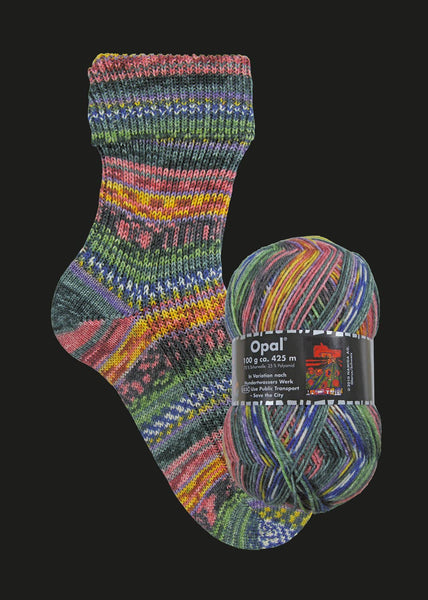 OPAL sock yarn after Hundertwasser