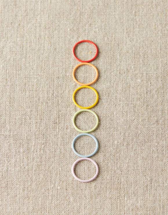 Colorful Ring Stitch Markers - Jumbo