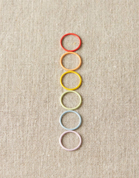 Colorful Ring Stitch Markers - Jumbo