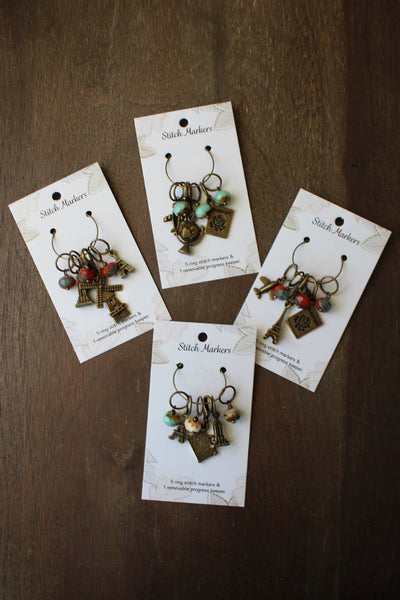 World Traveler Stitch Markers