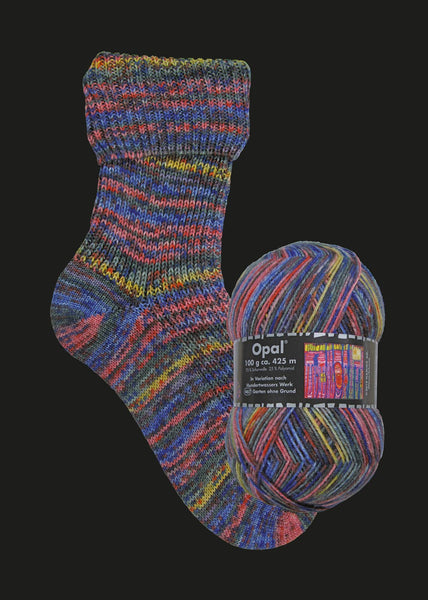OPAL sock yarn after Hundertwasser