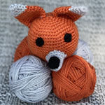 Cuddle Buddies Crochet Blanket kit with Pre-Made Animal Head