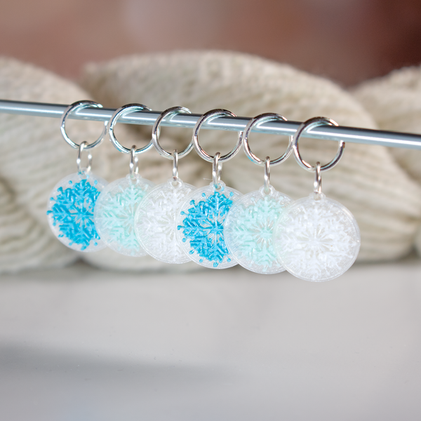 Snowflake Stitch markers