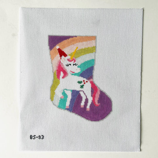 BS83 Unicorn Magic Ornament Sized Bauble Stocking