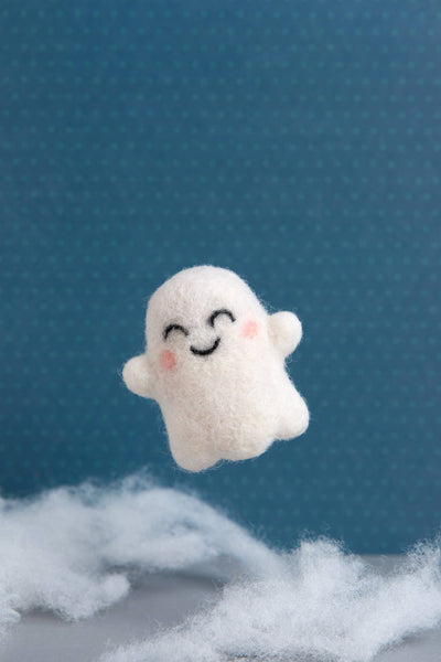 Happy Ghost Mini Needle Felting Kit
