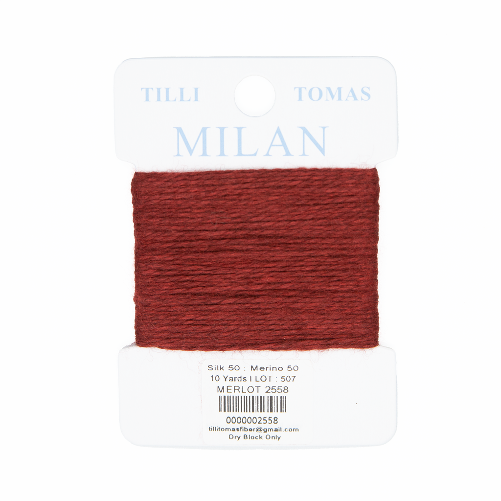 Milan Wool/Silk Thread (Colors #2501 - #2580) - Needlepoint Joint