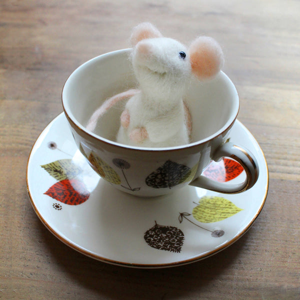 Needle Felting Kit - Mouse - Learn To Make TWO Cute Mice