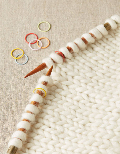 Colorful Ring Stitch Markers - Jumbo