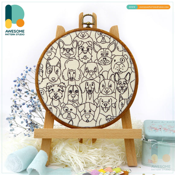 This is for the Dogs, Embroidery Kit