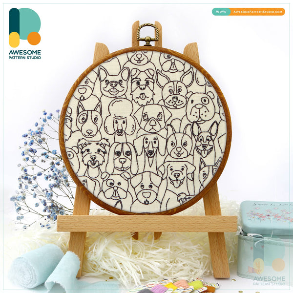 This is for the Dogs, Embroidery Kit