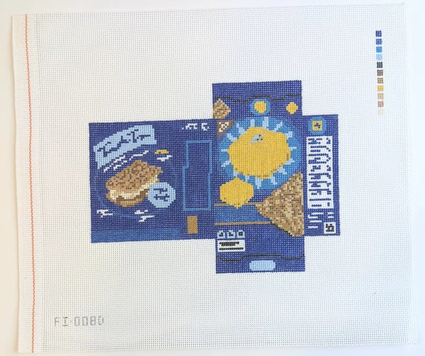 3D Graham Cracker Box
