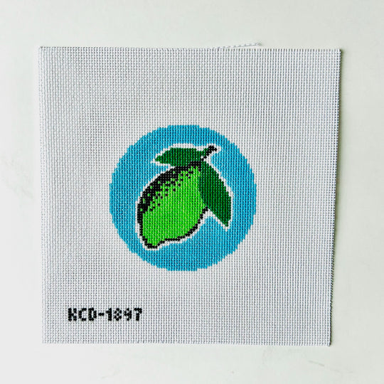 KCD1897 Pop Art Lime Round