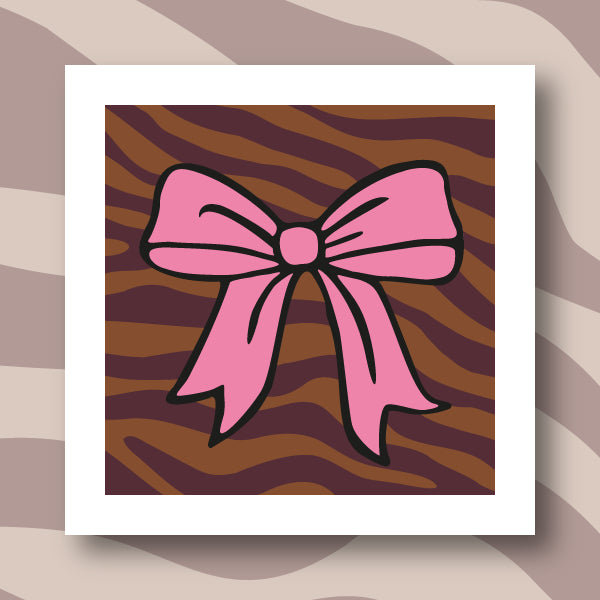 Fukuri Needlepoint kit - Pink Bow