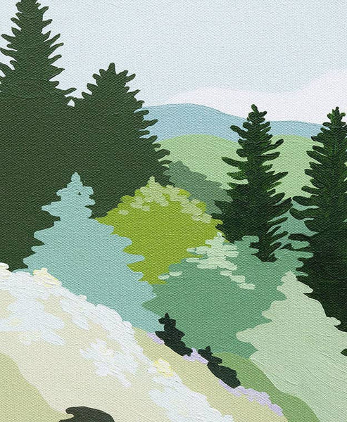 Mountain Spring Needlepoint Kit | DIY Embroidery