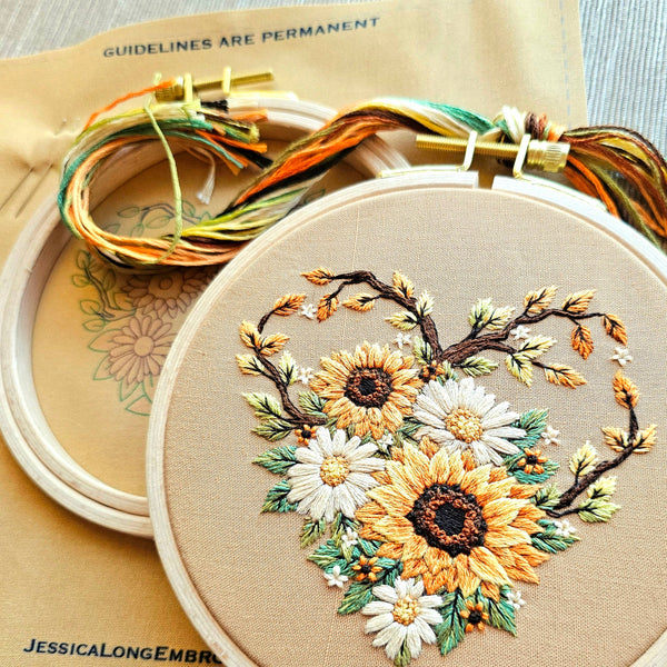 Jessica Long Fall in Love Embroidery Kit