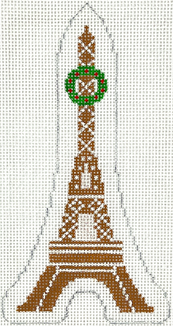 XM-164 Gingerbread Monument Ornament - Eiffel Tower