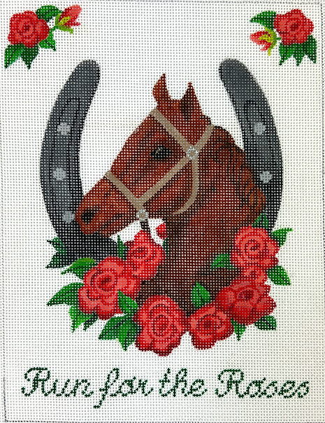 PL-559 "Run for the Roses" Kentucky Derby Horse w/Rose Wreath