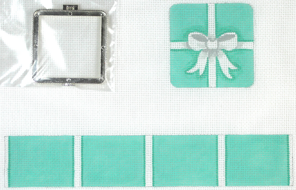 Limoges Box - Small Square Tiffany Wrapped Box (BXSSQ-01)