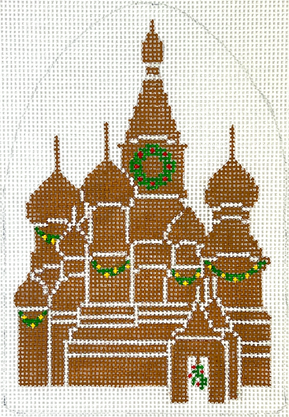 XM-167 Gingerbread Monument Ornament - St. Basil's Cathedral