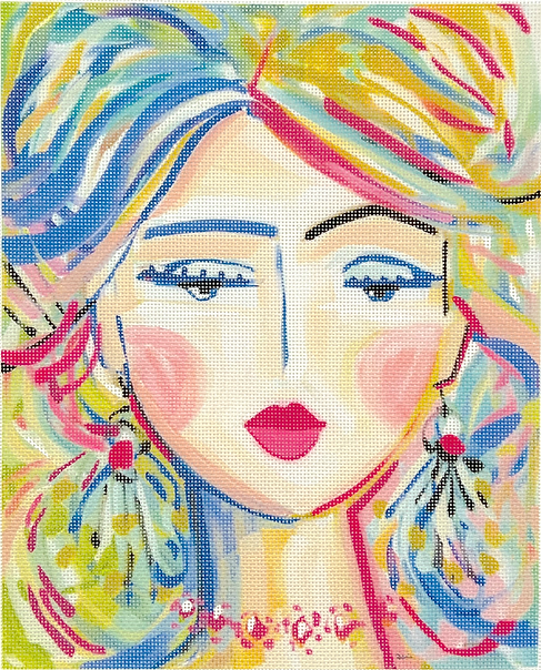 MD-PL-26 Warrior Girl w/Periwinkle Eyes