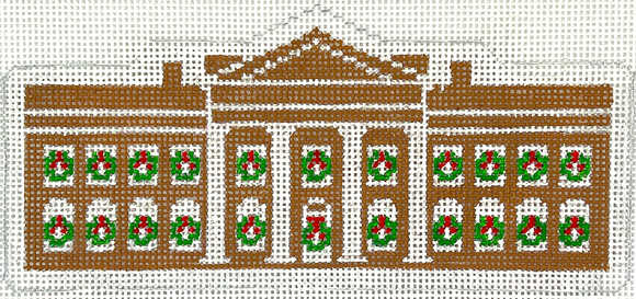 XM-161 Gingerbread Monument Ornament - White House