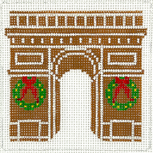 XM-165 Gingerbread Monument Ornament - Arc de Triomphe