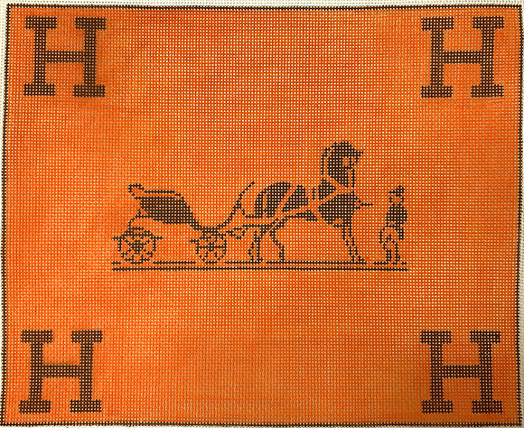 PL-431 Hermes Caleche Logo & Corner H's