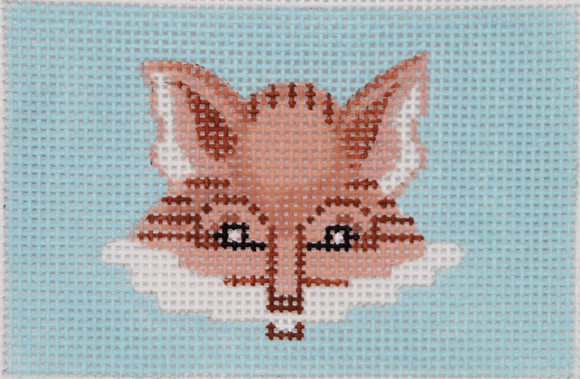 INSPCC-03 Credit Card Case Insert - Fox Head on Light Blue