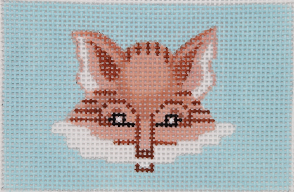 INSPCC-03 Credit Card Case Insert - Fox Head on Light Blue