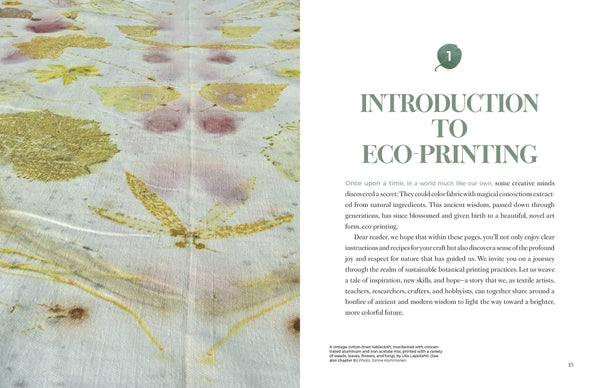 Eco-Print: The Guide to Natural Botanical Printing on Fabric