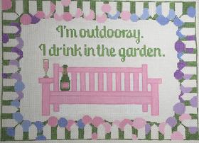 I'm Outdoorsy. I Drink in the Garden (SD241)