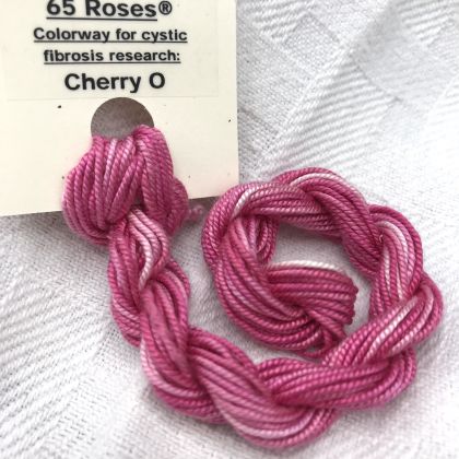 Shinju 100% Bombys Spun Silk, 65 Roses Variegated Silk Thread