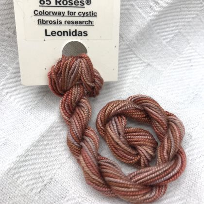 Shinju 100% Bombys Spun Silk, 65 Roses Variegated Silk Thread