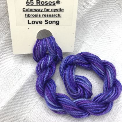 Shinju 100% Bombys Spun Silk, 65 Roses Variegated Silk Thread