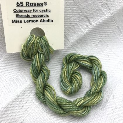 Shinju 100% Bombys Spun Silk, 65 Roses Variegated Silk Thread