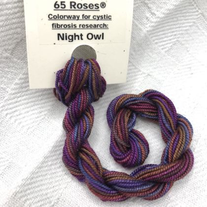 Shinju 100% Bombys Spun Silk, 65 Roses Variegated Silk Thread