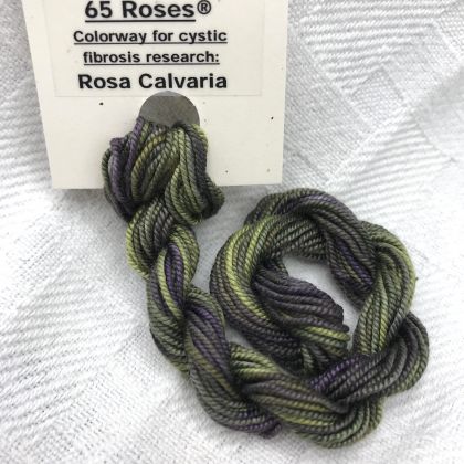 Shinju 100% Bombys Spun Silk, 65 Roses Variegated Silk Thread