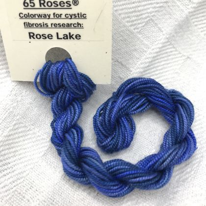 Shinju 100% Bombys Spun Silk, 65 Roses Variegated Silk Thread