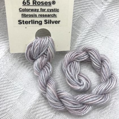 Shinju 100% Bombys Spun Silk, 65 Roses Variegated Silk Thread