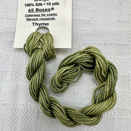 Shinju 100% Bombys Spun Silk, 65 Roses Variegated Silk Thread