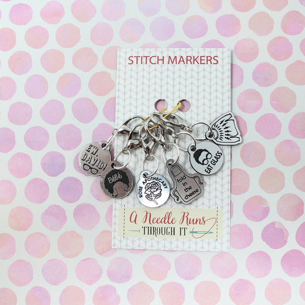 Schitts Creek Inspired- Stitch Markers