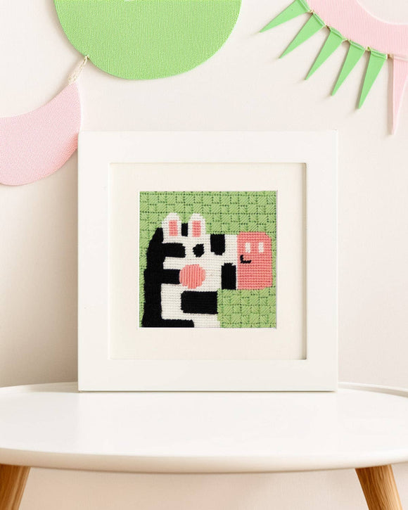 Zoe, the Zebra - Needlepoint Kit for Kids