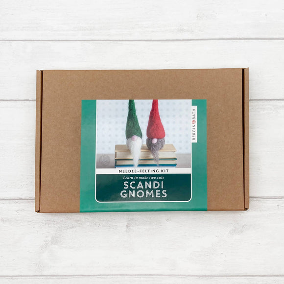 Needle Felting Kit - Scandi Gnomes. A craft kit for adults