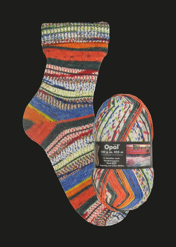 OPAL sock yarn after Hundertwasser