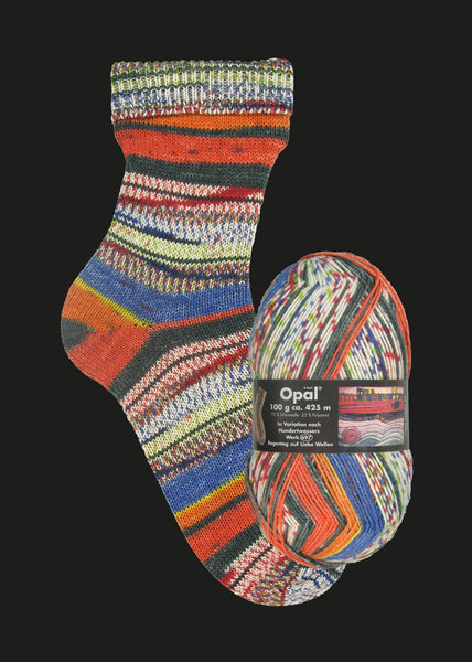 OPAL sock yarn after Hundertwasser