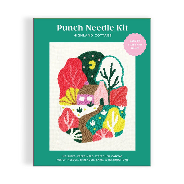 Highland Cottage Punch Needle Kit