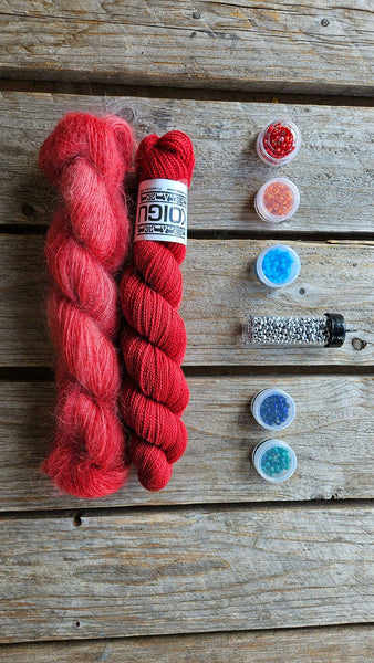 Painting with Beads Scarf Kit